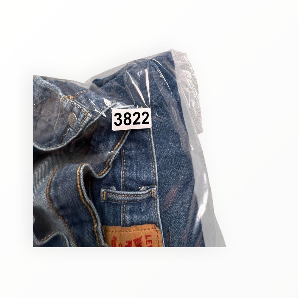 Levi's Jeans Mens 52 Blue 501 Original Fit Straight Leg Button Fly Denim Pants - Picture 15 of 15